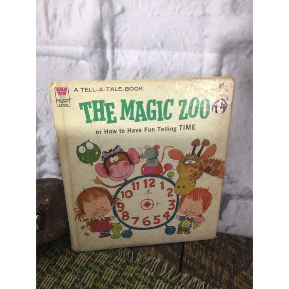 1972 The Magic Zoo or How to Have Fun Telling TIME Vintage Whitman Book - Picture 1 of 11